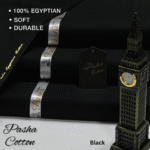 Pasha Premium Quality Soft Egyptian Cotton | Black