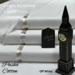 Pasha Premium Quality Soft Egyptian Cotton | Off White
