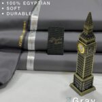 Pasha Premium Quality Soft Egyptian Cotton | Gray