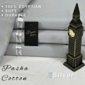 Pasha Premium Quality Soft Egyptian Cotton | Silver