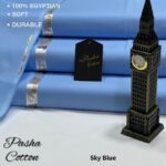 Pasha Premium Quality Soft Egyptian Cotton | Sky
