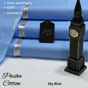 Pasha Premium Quality Soft Egyptian Cotton | Sky