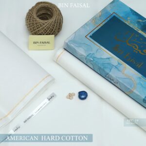 Elite Gold American Polo Cotton – Bin Faisal Men's Suit | Off White | APC-19