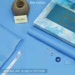 Elite Gold American Polo Cotton – Bin Faisal Men's Suit | Sky Blue | APC-5
