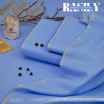 Gul Ahmed Rasily Soft Cotton – Unstitched Men's Suit | Ice Blue
