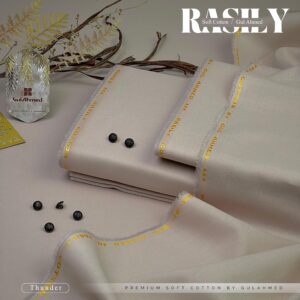 Gul Ahmed Rasily Soft Cotton – Unstitched Men's Suit | Thunder