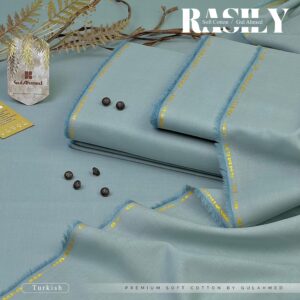 Gul Ahmed Rasily Soft Cotton – Unstitched Men's Suit | Turkish