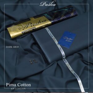 Pasha Premium Quality Pima Cotton | Dark Gray